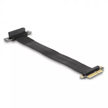 DeLOCK Karta Riser PCI Express x4 męski do x4 slot 90° kątowy z kablem 30 cm