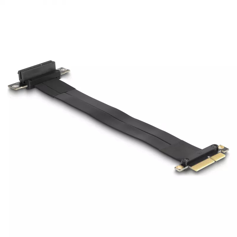 DeLOCK Karta Riser PCI Express x4 męski do x4 slot 90° kątowy z kablem 30 cm