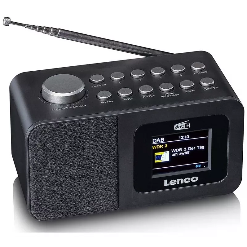 Radio stołowe Lenco CR-625BK — Odbiornik FM/AM z Bluetooth, czarny