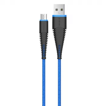 Kabel USB Micro-B Devia Fish 1 Series 5V 2,4A 1,5m niebieski
