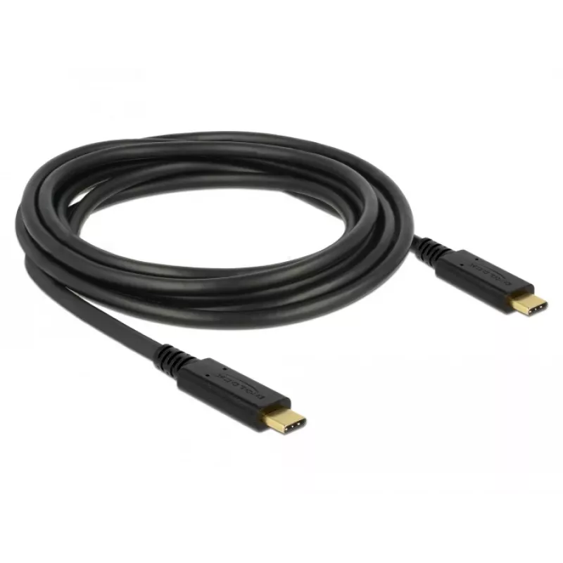 Kabel USB DeLOCK 83325 USB 2.0 3 m USB-C czarny