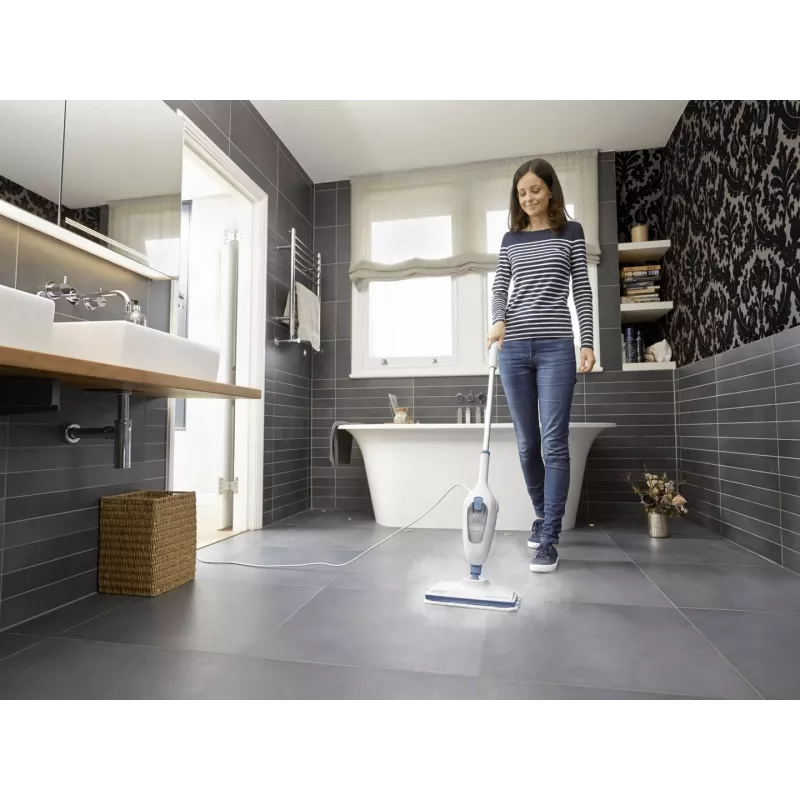 Mop parowy Black & Decker FSM13E1 0,38 L 1300 W Niebieski, Biały