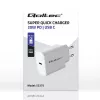 QOLTEC Super Quick PD Charger 20W USB-C (5 V / 12 V) – przenośna szybka ładowarka