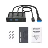 Karta interfejsu wewnętrznego/adapter GRAUGEAR G-MP01 czarny 102x102x25mm