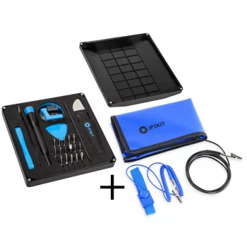 iFixit Essential Electronics Toolkit + składana mata antystatyczna