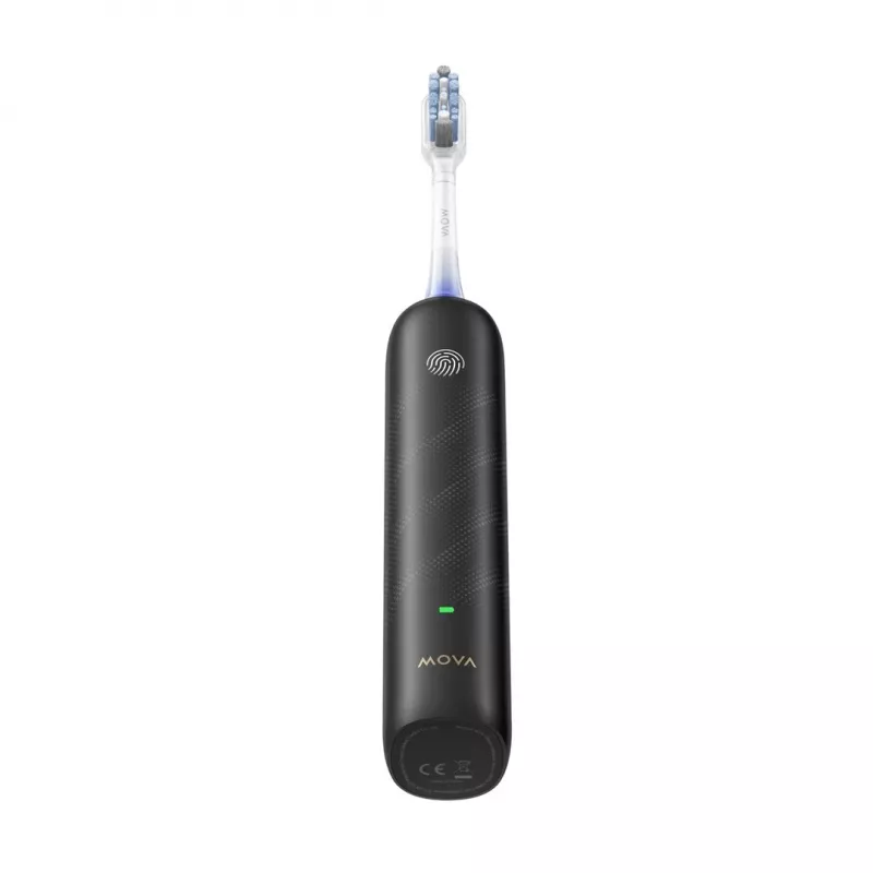 Elektryczna soniczna szczoteczka do zębów MOVA Fresh Pro Adult Czarna z wbudowanym akumulatorem Li‑Ion, 4 tryby szczotkowania