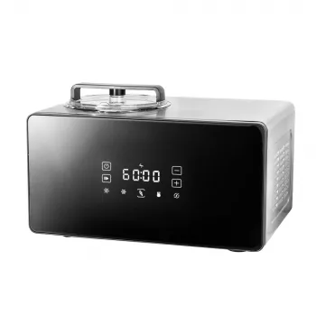 Tradycyjna maszyna do lodów Gastroback Design Advanced Control 1,5 L 150 W Czarna Satynowa stal