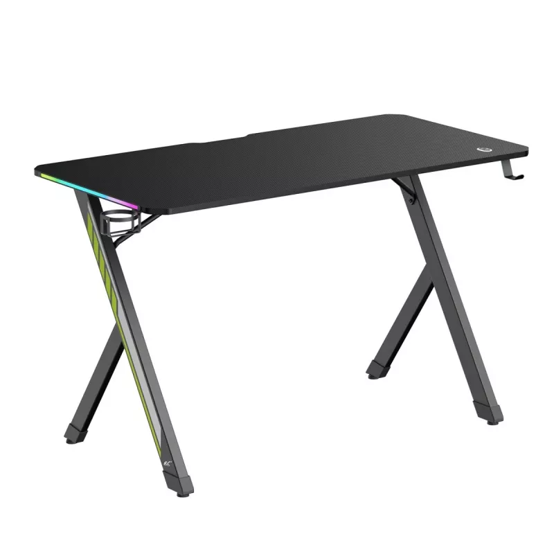 Biurko gamingowe NanoRS z podświetleniem LED 120x60cm RS10