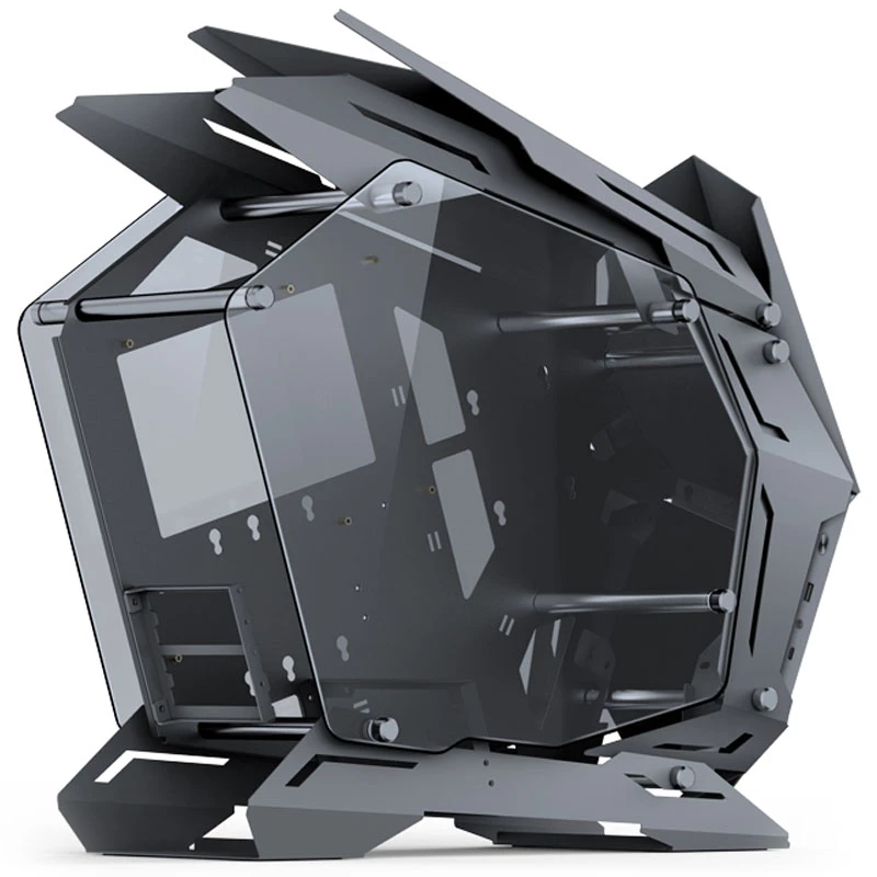 Wieża Jonsbo MOD3 Mini Micro-ATX Showcase ze szkła hartowanego - Szary - Wieża