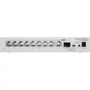 HUAWEI eKit S110 Series S110-8P2ST Niezarządzany L2 Gigabit Ethernet (10/100/1000) Zasilanie przez Ethernet (PoE) Szary