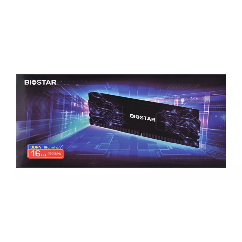 Desktop DDR4 RAM BIOSTAR 16GB 3200MHz z radiatorem (model DO32NU4H16)