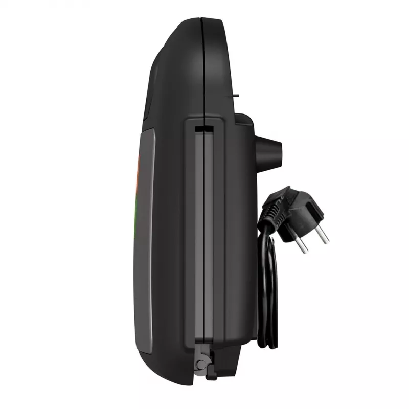 Opiekacz do kanapek Czarny & Decker BXSA753E — 2 kanapki, 750 W, płyty nieprzywierające, powierzchnia pieczenia 215×125 mm, kompaktowa stal nierdzewna