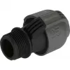 Złączka do systemu zraszaczy 25 mm > 1, czarna złączka/szary
