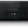 Gramofon z napędem paskowym Lenco TT-115 Czarny — przenośny odtwarzacz w stylu walizki, Bluetooth 5.0, nagrywanie USB, 33/45/78 obr./min