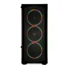 Obudowa PC IBOX LUPUS 27 Midi Tower ATX, szkło hartowane, RGB, 455×200×380 mm, obsługa ATX, GPU do 32 cm