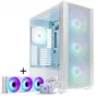 PHANTEKS XT Pro Ultra szkło hartowane, D-RGB + Glacier One 360M25 Gen2 DRGB, 360 mm, zestaw - biały