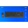 Zestaw klawiatura i mysz Savio KB-03 USB QWERTY US English Czarny do biura i domu