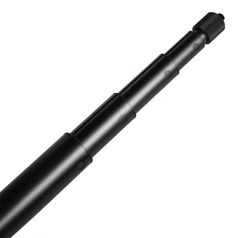 Metalowy kijek do selfie Puluz PU641B do Insta360 One RS/X2/X3/X4, 2 m, czarny