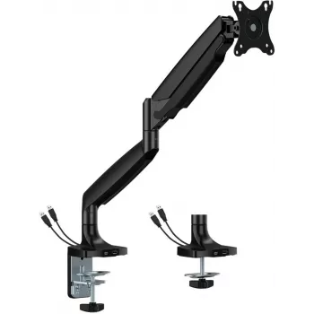 Uchwyt biurkowy do monitora Spacetronik SPA-S110B dla ekranów 17”–45”, jednoramienny, kompatybilny z VESA