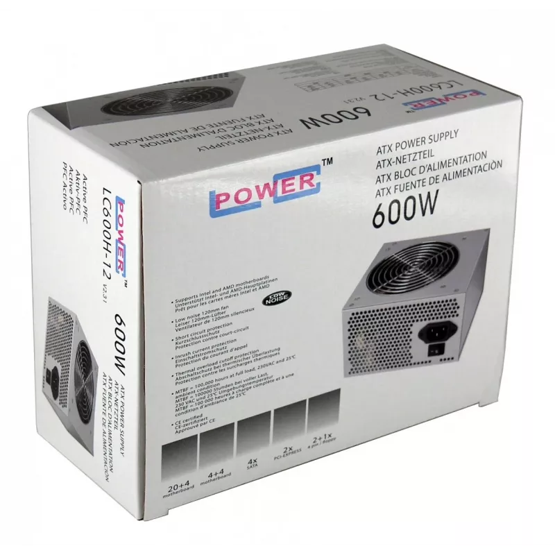 Zasilacz LC-Power LC600H-12 600 W