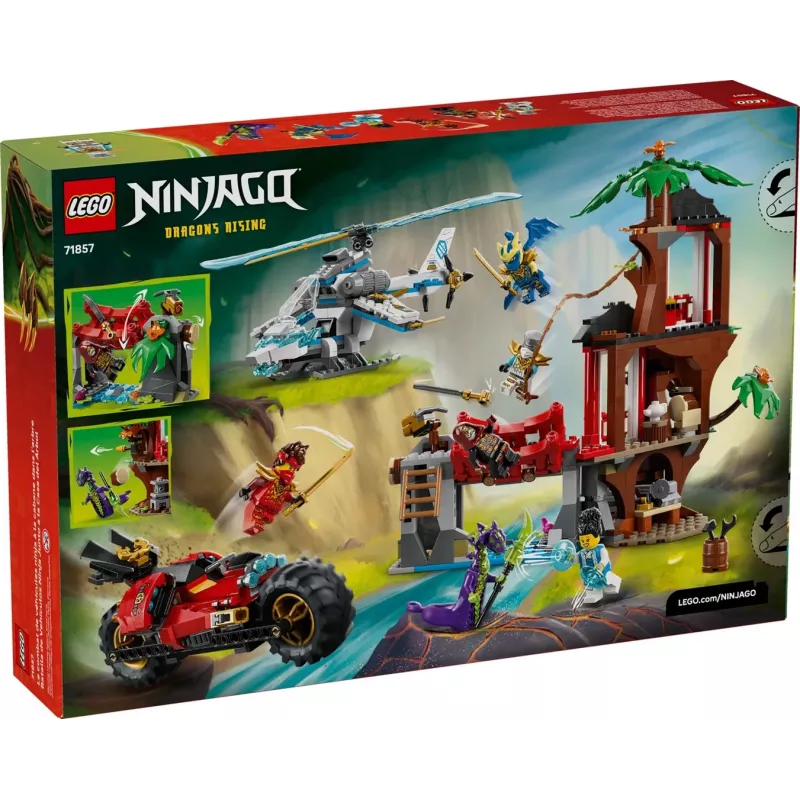 LEGO NINJAGO 71857 Bitwa w Domku na Drzewie z Pojazdami Ninja