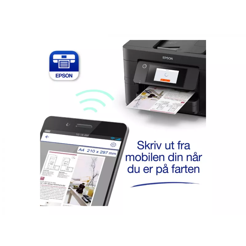 Epson WorkForce Pro WF-4825DWF Atramentowa A4 4800 x 2400 DPI 25 ppm Wi-Fi