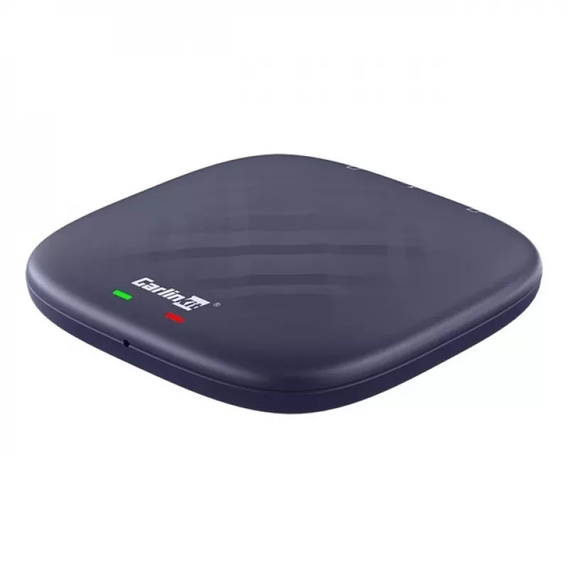 Adapter Wireless AI Box CARLINKIT z Android 13 - 8 GB + 128 GB do oryginalnych radioodtwarzaczy samochodowych z CarPlay, niebieski