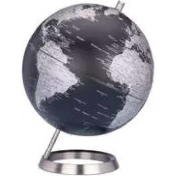 TROIKA Globe G2507-BKSI/CB 23,5 cm czarno-srebrny dekoracyjny globus akcesoryjny