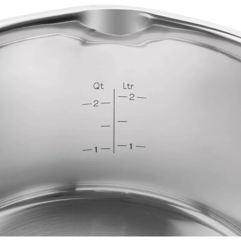 ZWILLING zestaw garnków stal nierdzewna SIMPLIFY 5 szt. — można myć w zmywarce i piekarniku, szklane pokrywki, odpowiednie do płyt ceramicznych