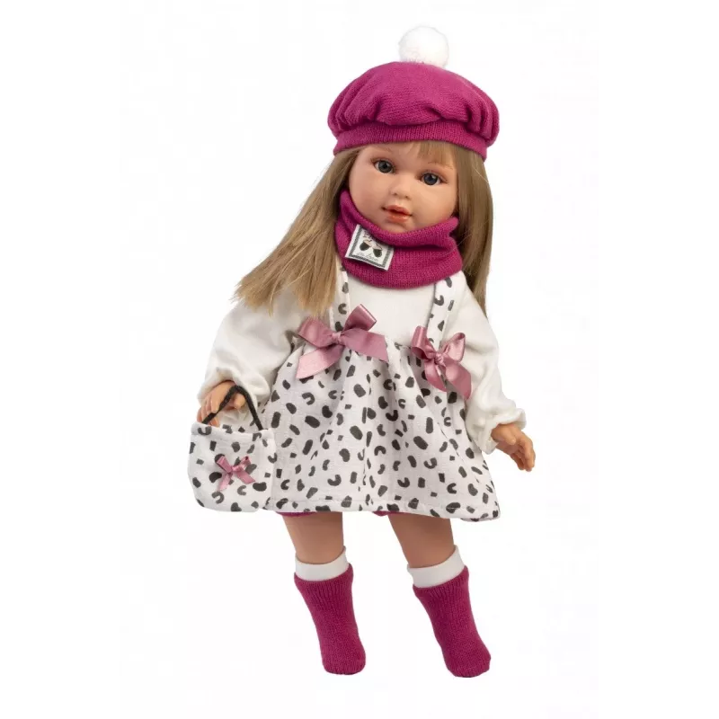Lalka Llorens Carla 40 cm — realistyczne rysy, miękkie ciało