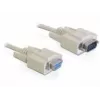 Kabel szeregowy DeLOCK RS-232 1m Beżowy DB-9 82984