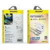 Awei ładowarka sieciowa PD81T-EU 22,5 W z kablem USB i USB-C, biała, GaN