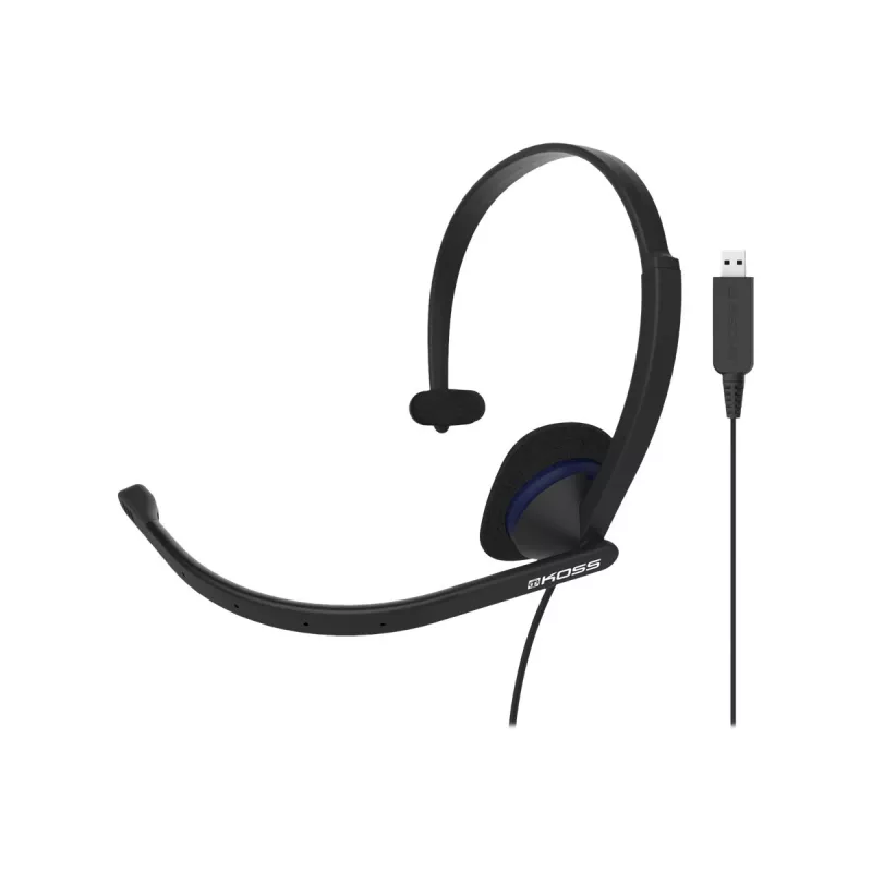 Koss | Słuchawki | CS195 USB | Przewodowe | Nauszne | Mikrofon | Czarny