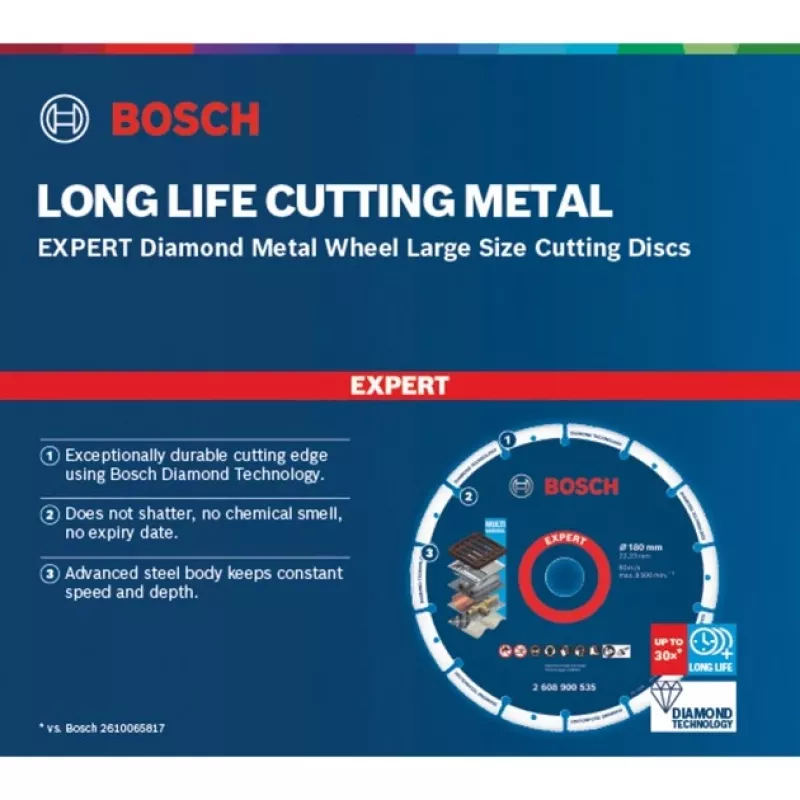 Bosch 2 608 900 535 tarcza do cięcia do narzędzia obrotowego Żeliwo, Metal, Plastik