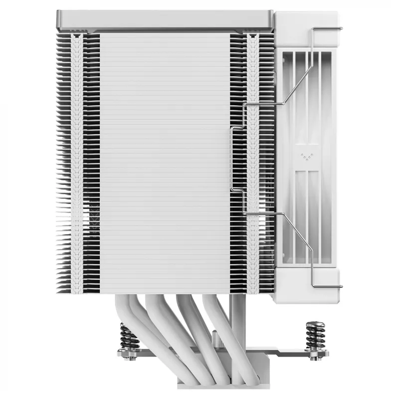Chłodzenie procesora DeepCool AK500 G2 WH, wentylator 120 mm, maks. ciśnienie powietrza 3,33 mmH2O, 117×129×159 mm, biały
