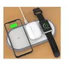 3-w-1 ładowarka bezprzewodowa Devia V4 10 W — do smartfona, Apple Watch, słuchawek