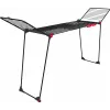 Suszarka do ubrań VILEDA Infinity Flex Ultimate Telescopic — czarna, aluminium lakierowane, 30 m powierzchni suszenia, składana, kółka