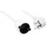 Kabel przedłużający helos 262878 CEE 7/7 (wtyk męski kątowy) do CEE 7/7 (gniazdo żeńskie proste) 250V 16A 10m biały