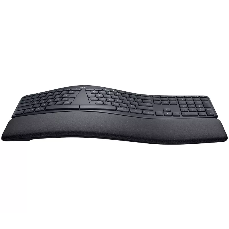 Logitech ERGO K860 - Klawiatura - Bezprzewodowa - 2,4 GHz, Bluetooth 5.0 - QWERTY - Hiszpański - Grafit