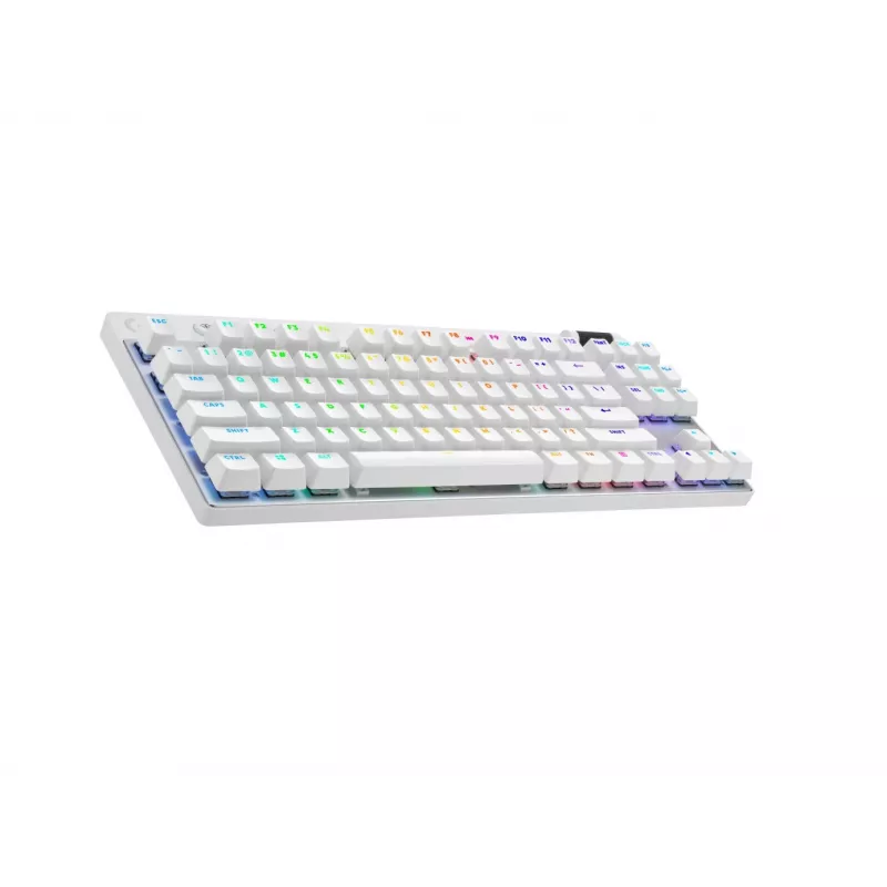 Klawiatura Logitech G PRO X TKL Gaming RF Wireless + Bluetooth QWERTY US International Biała