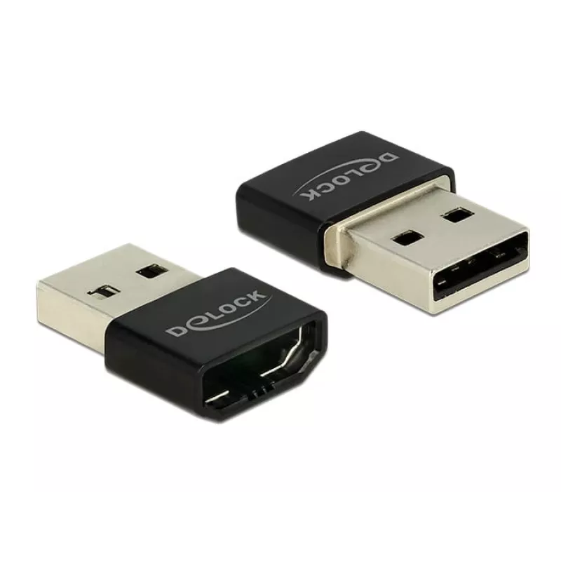 Delock MHL Adapter HDMI-A Buchse > USB Typ-A Stecker schwarz