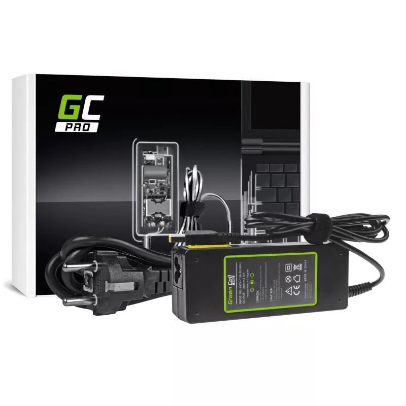 Zasilacz zielony Cell AD39AP 90W AC-to-DC 20V 4.5A do Lenovo (wewnętrzny) Czarny