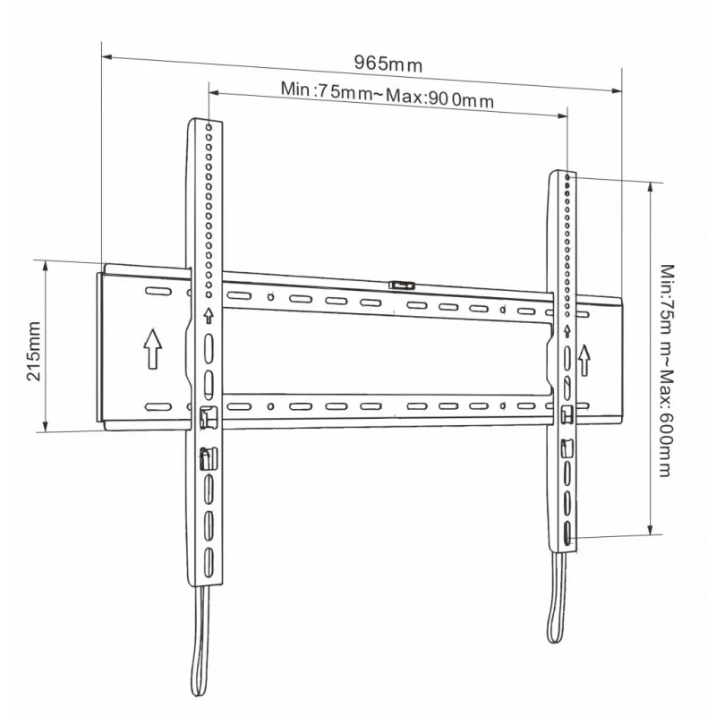 Uchwyt LCD AR-94XXL 65-120 cali 200KG 900x600