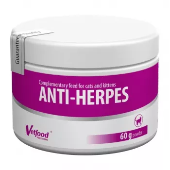 Vetfood Anti-Herpes wspiera odporność dla kotów 60g
