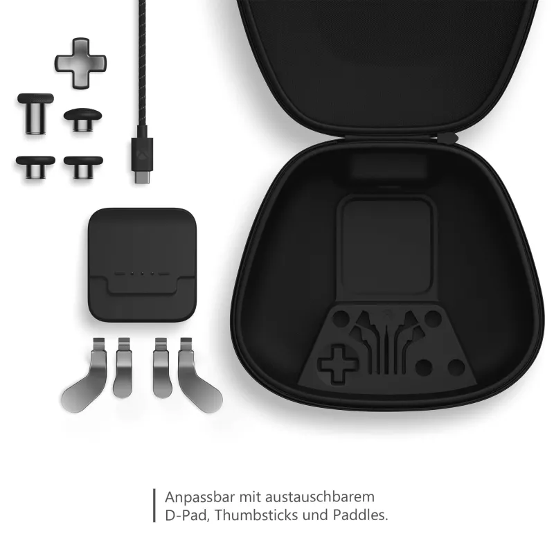 Akcesoria do kontrolera gamingowego Microsoft Xbox Elite Wireless Controller Series 2 Complete Component Pack Czarny Srebrny
