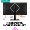 RENEW srebrny OMEN by HP 27qs QHD Gaming Monitor - 27 2560x1440 QHD 400-nit 240Hz AG, IPS, 2x HDMI/DisplayPort, 2x USB-A, speakers, height adjustable/tilt/pivot, 1 years