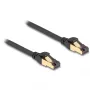 Kabel sieciowy DeLOCK RJ45 Cat.6A męski do męskiego S/FTP 10m czarny