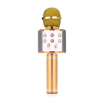 Mikrofon MANTA MIC10-G Gold kardioidalny przenośny — kardioidalny pojemnościowy, ręczny