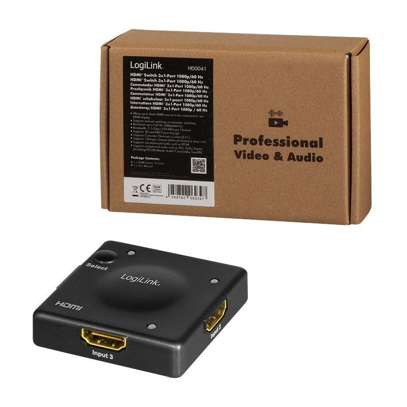Przełącznik HDMI LogiLink HD0041