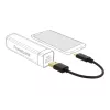 Kabel ładujący DeLOCK USB Type-A na USB Type-C 15 cm czarny